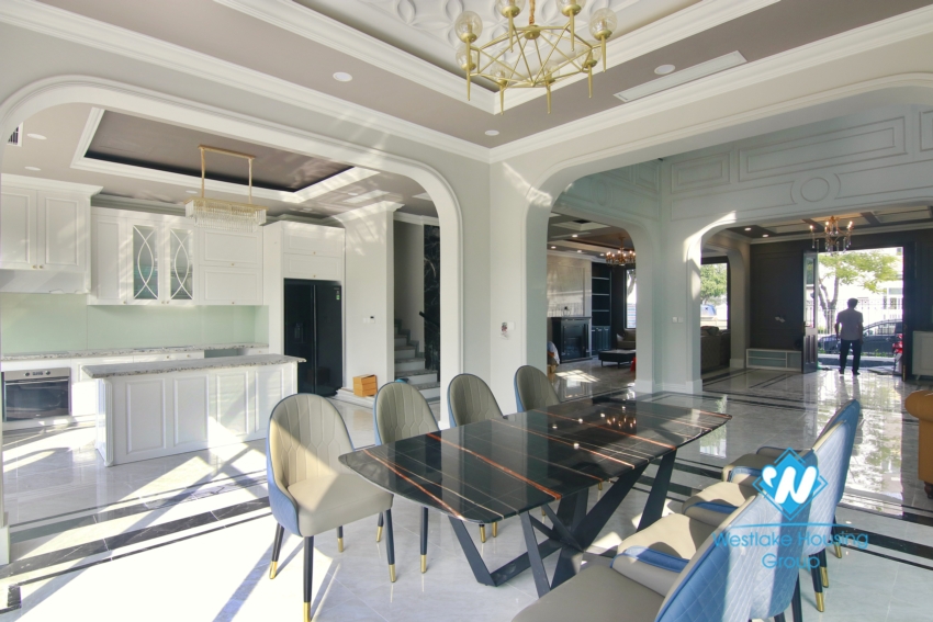 Brand new villa for rent in Vinhome Harmony.